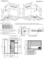 Сауна для квартиры с душевым пространством Hafro Cuna схема 3