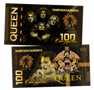 100 рублей - QUEEN - Queen II (2) .Памятная банкнота ЯМ