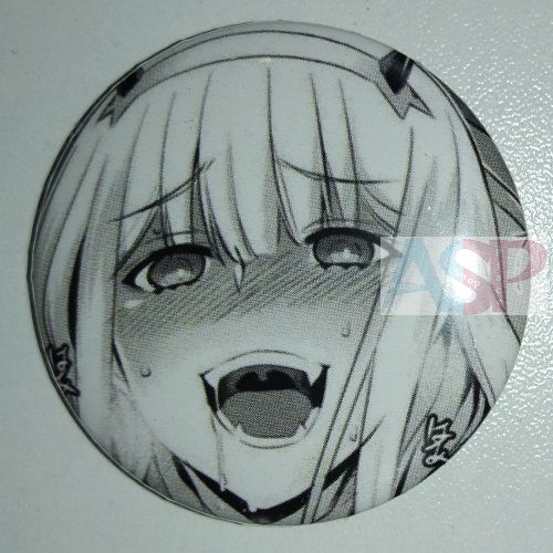 Значок (Средний 37 мм) Ahegao