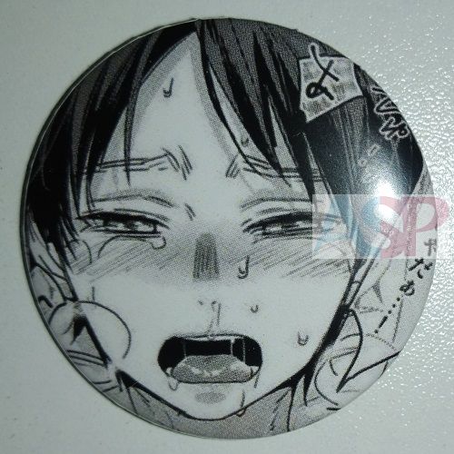 Значок (Средний 37 мм) Ahegao