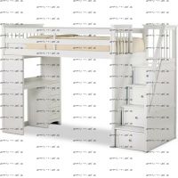 Кровать-чердак Cabinet Кадет №18, любые размеры