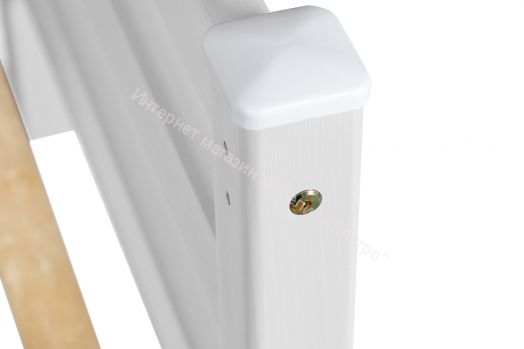 Вариант 12 Низкая кровать "Соня" Лаванда с наклонной лестницей