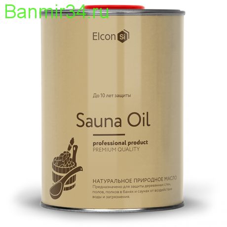 ELCON Масло для полков Sauna Oil 1л