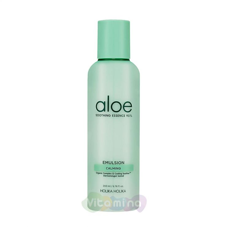 Holika Holika Успокаивающая эмульсия с алоэ вера Aloe Soothing Essence 90% Emulsion