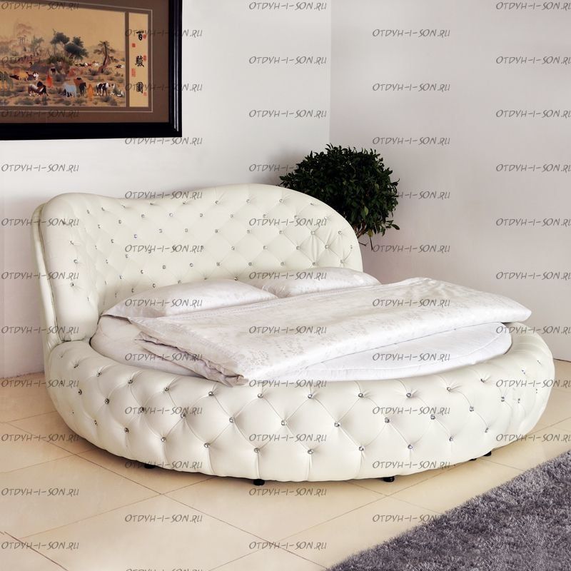 Кровать круглая Амстердам 1050 (б/о)