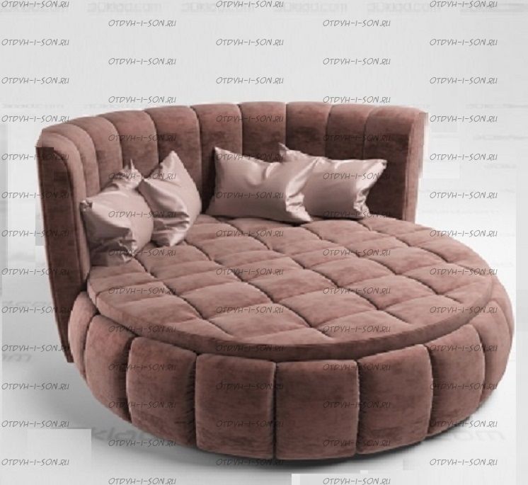 Кровать круглая Амстердам 1043 (б/о)