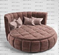 Кровать круглая Амстердам 1043 (б/о)