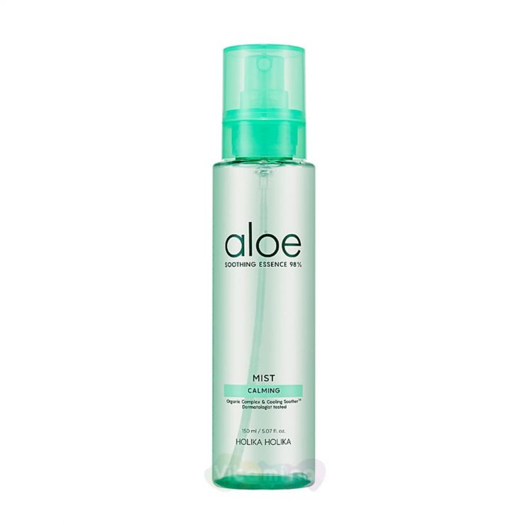 Holika Holika Успокаивающий мист с алоэ вера Aloe Soothing Essence 98% Mist
