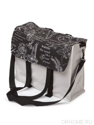 Сумка-шоппер со съёмной ручкой, закрытая