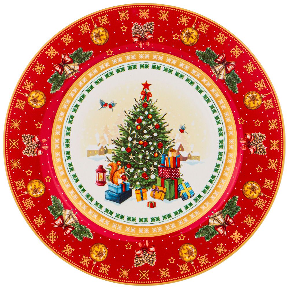 ТАРЕЛКА "CHRISTMAS COLLECTION" ДИАМЕТР=21 СМ ВЫСОТА=1,6 СМ