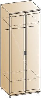 Шкаф ШК-2802 для одежды и белья Мелисса