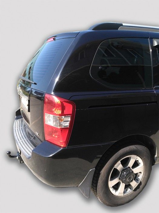 ТСУ для Kia Carnival III 2006-2014 без выреза бампера. Нагрузки: 1200/50 кг, масса фаркопа 17,2 кг (без электрики в комплекте)