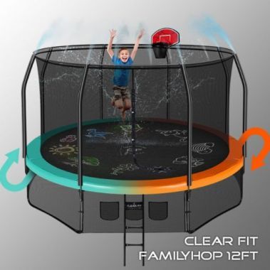 Батут Clear Fit FamilyHop 12Ft