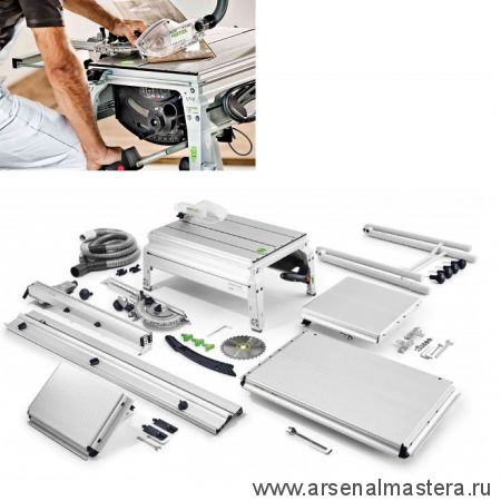 Пила дисковая монтажная PRECISIO FESTOOL CS 50 EB-Set с подвижным столом 574772