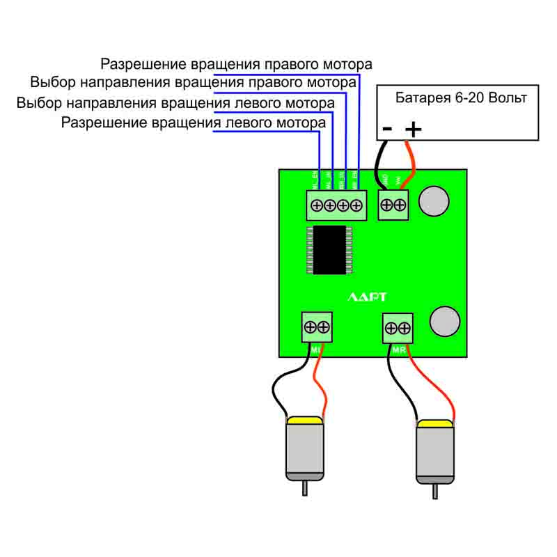 Драйвер моторов ЛАРТ LA206-DD