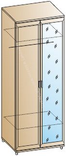 Шкаф ШК-2804 для одежды и белья Мелисса