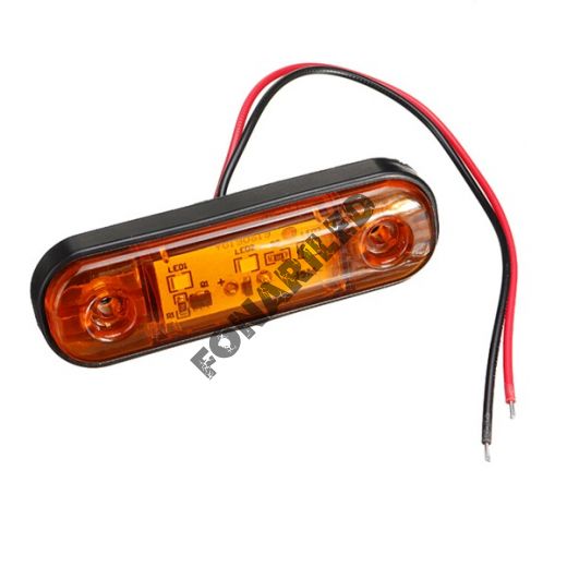 Светодиодные габариты на прицеп GF-U-3SMD-Orange оранжевый