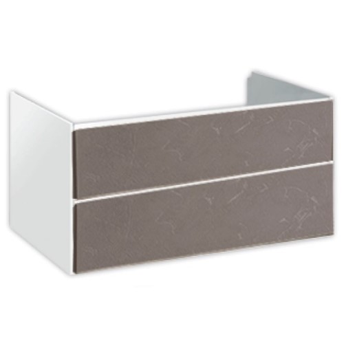 Изображение Подвесная тумба с 2 ящиками Hatria Grandangolo 100 для раковины 97х49