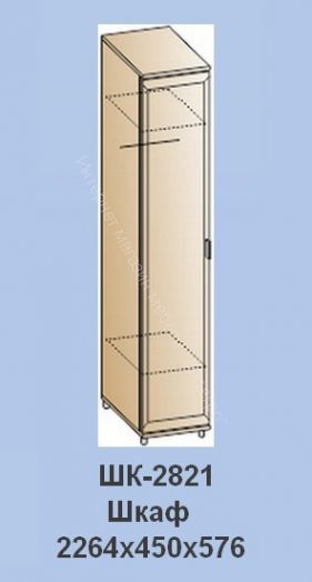 Шкаф ШК-2821 для одежды и белья Мелисса