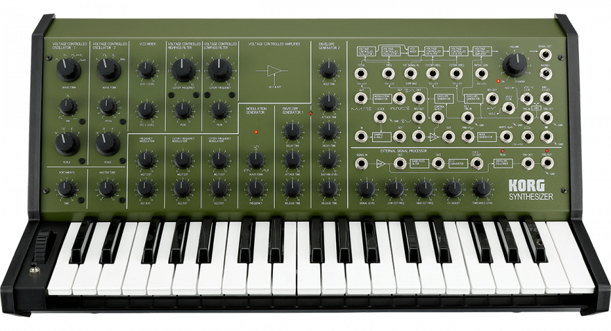 Korg MS-20 FS GREEN Аналоговый синтезатор