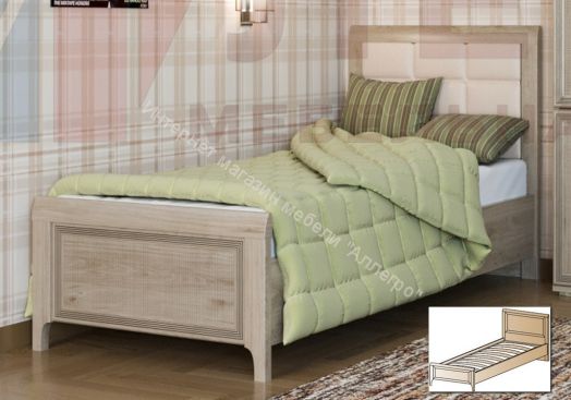 Кровать КР-1025 (0,9х1,9) Карина