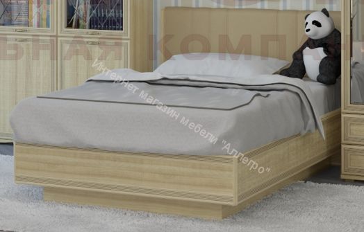 Карина Кровать КР-1011 (1,2х2,0) с П/Мех. и мягким изголовьем