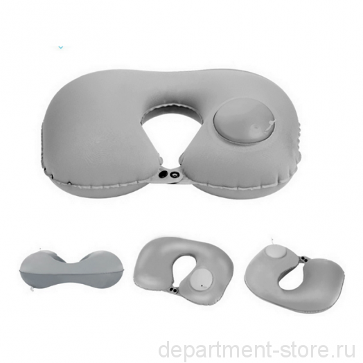 Надувная подушка со встроенным насосом RH34, цвет Серый