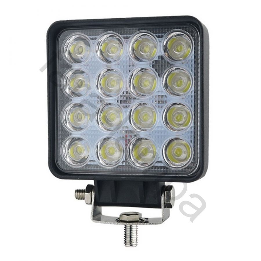 Светодиодная фара-вспышка стробоскоп 48 Ватт (комплект 2 шт)