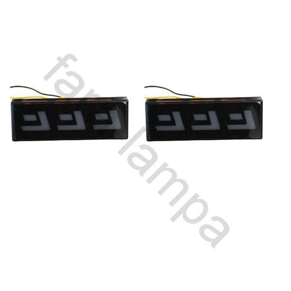 Поворотники на Ниву светодиодные перелив