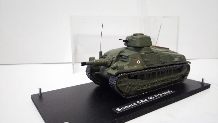 Somua Sau 40 75mm  (Французская САУ) 1/72