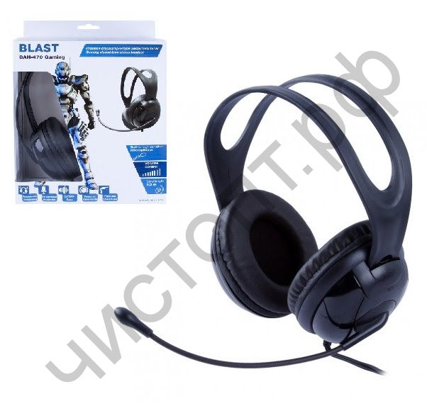Гарнитура (науш.+микр.) BLAST BAH-470 Gaming игровая