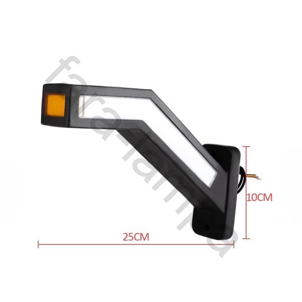 Габаритные фонари для прицепов светодиодные с поворотником