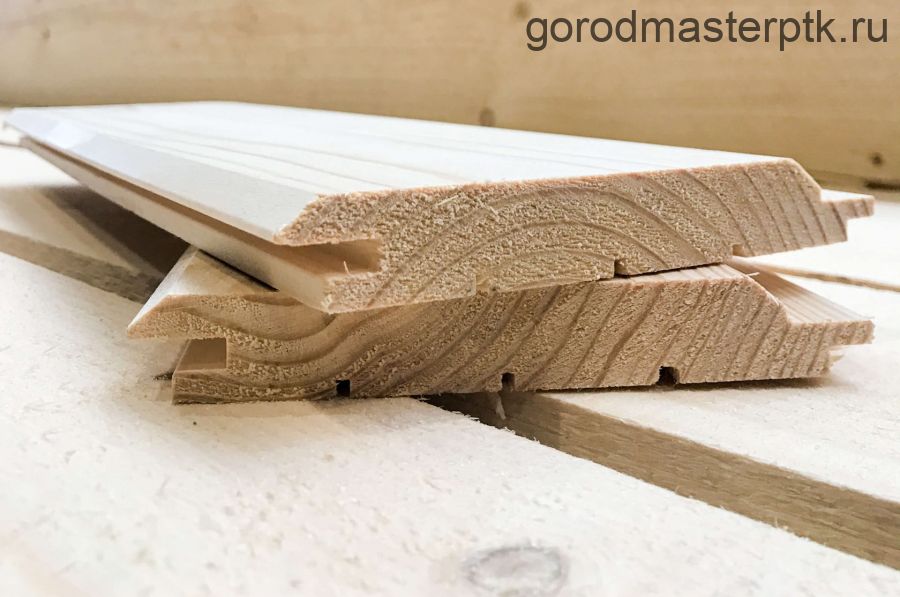 Имитация  бруса 20х145х6000 (мм) сорт АВ Карельский профиль