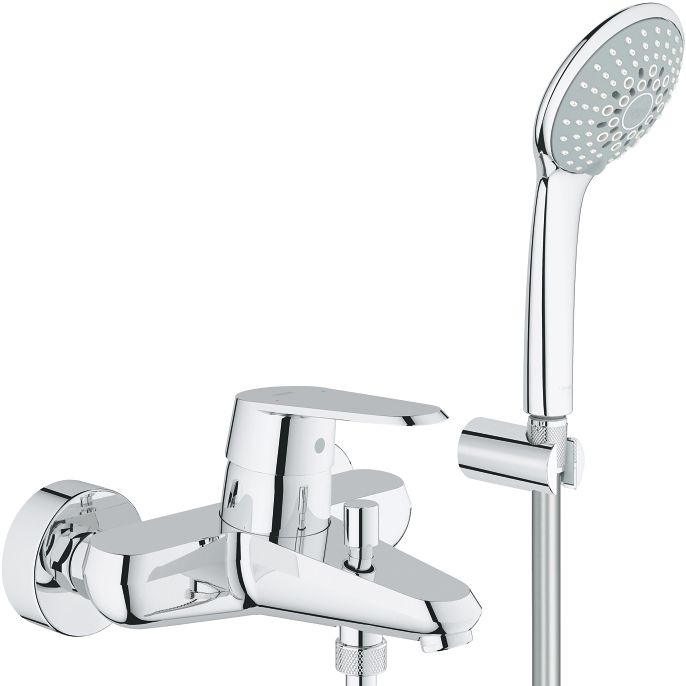 Изображение Смеситель для ванны Grohe Eurodisc Cosmopolitan 33395002 с душевым гарнитуром