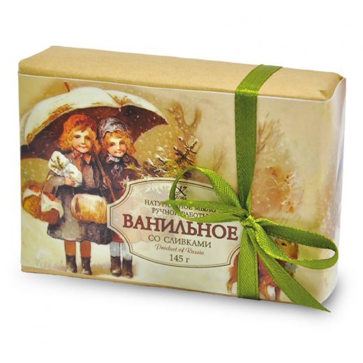 Клеона - Подарочное мыло "Ванильное" со сливками 145 г