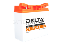 20Ah Delta 12V CT 1220.1 AGM с эл. (YT19BLBS)