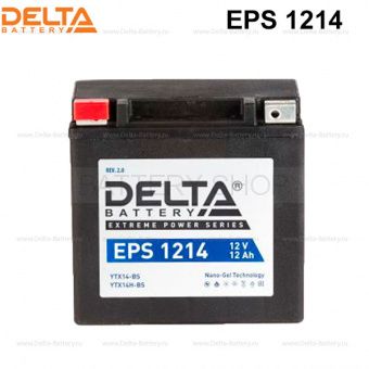 Аккумулятор Delta EPS 1214 (12V / 12Ah) [YTX14-BS, YTX14H-BS]