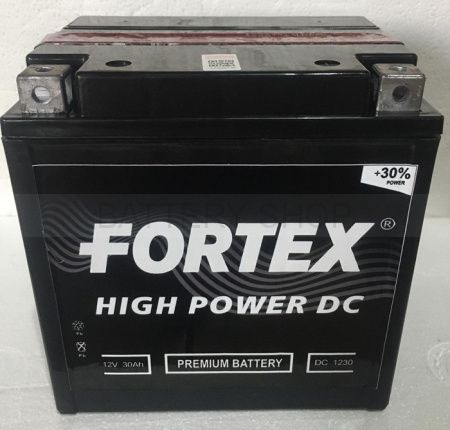 Мото аккумулятор Fortex DC MF 1230 12В 30 Ач YTX30L-BS о.п. Мото аккумулятор Fortex DC MF 1230 12В 30 Ач YTX30L-BS о.п.