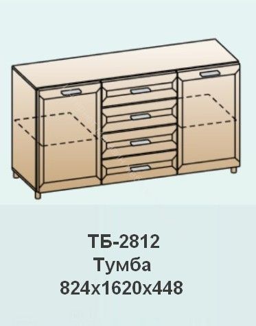 Тумба ТБ-2812 Мелисса