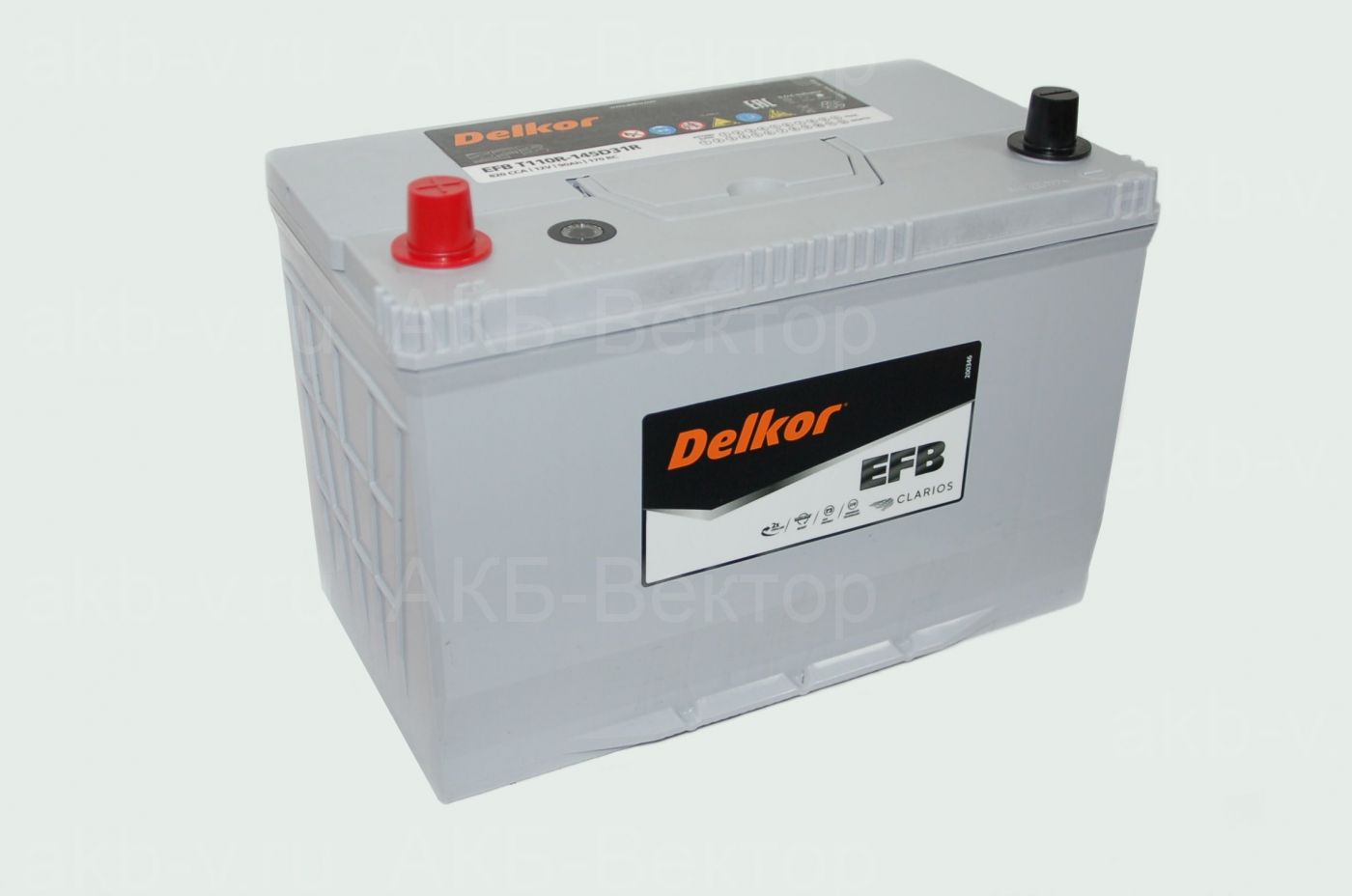 Delkor EFB 145D31R/145D31L 90Ач (820CCA) 24г