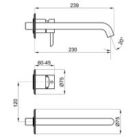 Noken Round Inox N199998855, схема