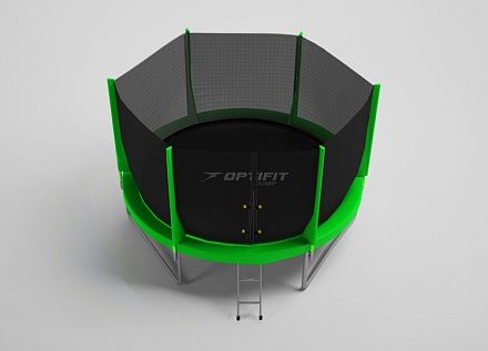 Батут Optifit Jump 16FT (синий, зеленый)