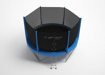 Батут Optifit Jump 8FT (синий, зеленый)