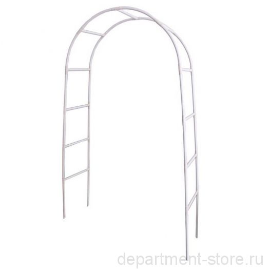 Арка садовая, разборная, белая, (100 × 40 × 215 см)