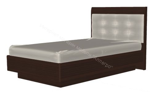 Кровать КР-1851  (1,2Х2,0) с П/Мех и мягким изголовьем Мелисса
