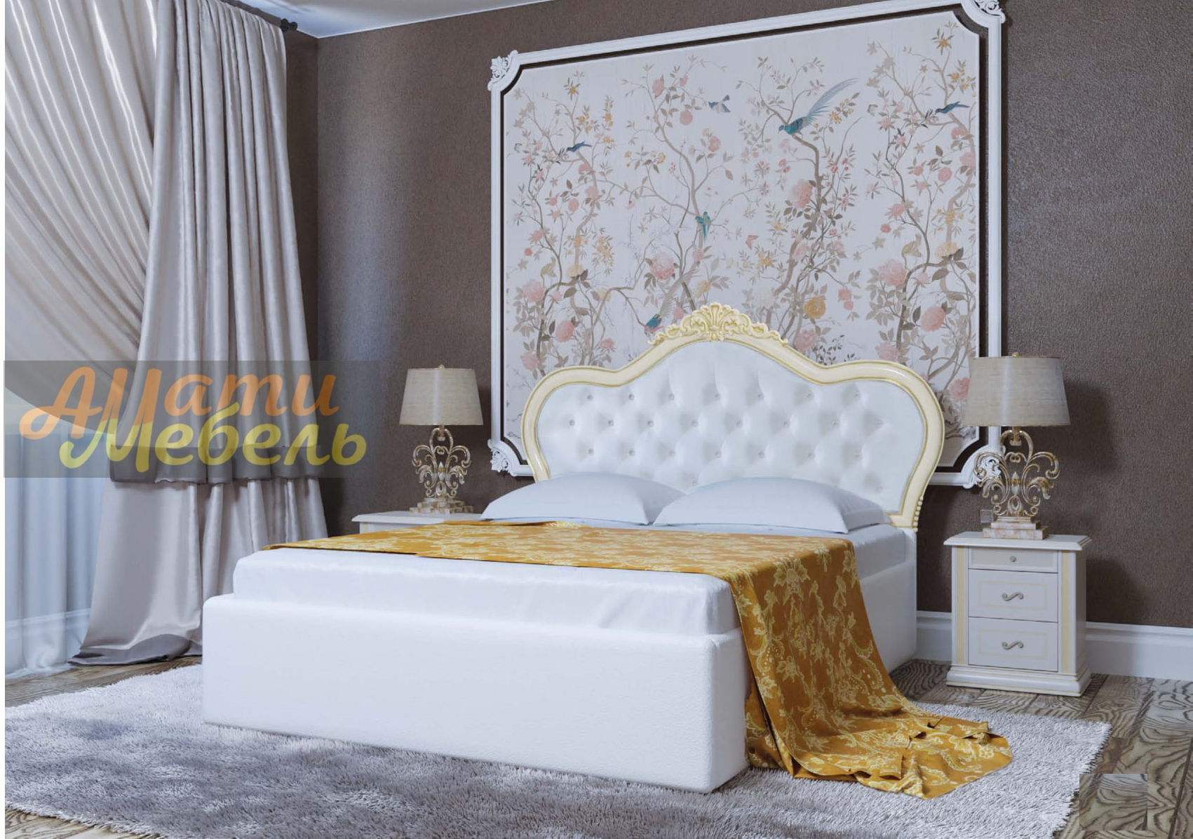 кровать Афина 1 с п/м 1500*2000