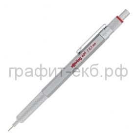 Карандаш мех.0.5мм Rotring 600 серебристый 1904445