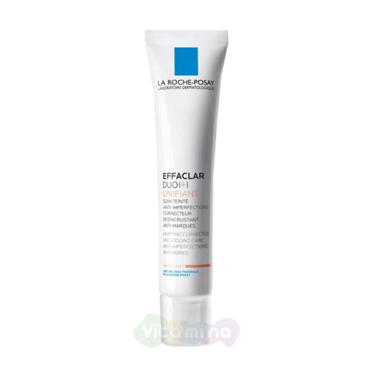 La Roche-Posay Effaclar Duo (+) Корректирующий тонирующий крем-гель для жирной проблемной кожи, 40 мл