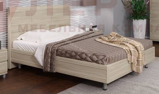 Кровать КР-2801 (1,2х2,0) с жестким изголовьем Мелисса