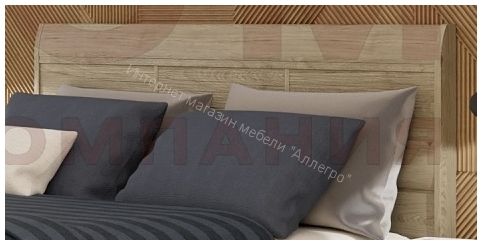 Кровать КР-2861  (1,2х2,0) с  жестким изголовьем Мелисса